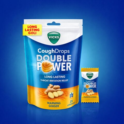 Vicks Cough Drops Double Power - Ginger